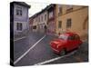 Village Roadway and Car, Sighishoara, Romania-Gavriel Jecan-Stretched Canvas