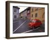 Village Roadway and Car, Sighishoara, Romania-Gavriel Jecan-Framed Photographic Print