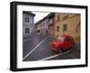 Village Roadway and Car, Sighishoara, Romania-Gavriel Jecan-Framed Photographic Print