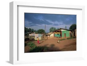 Village Scene, Goulisoo, Oromo Country, Welega State, Ethiopia, Africa-Bruno Barbier-Framed Photographic Print