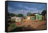 Village Scene, Goulisoo, Oromo Country, Welega State, Ethiopia, Africa-Bruno Barbier-Framed Stretched Canvas