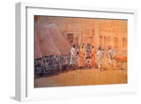 Village Scene, Jaipor-Lincoln Seligman-Framed Giclee Print