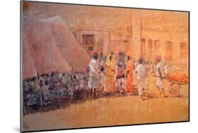 Village Scene, Jaipor-Lincoln Seligman-Mounted Giclee Print