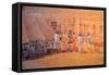 Village Scene, Jaipor-Lincoln Seligman-Framed Stretched Canvas