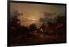 Village Scene, Sunset, C.1870-Jules Dupre-Framed Giclee Print