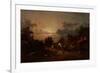 Village Scene, Sunset, C.1870-Jules Dupre-Framed Giclee Print