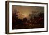 Village Scene, Sunset, C.1870-Jules Dupre-Framed Giclee Print