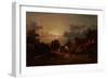 Village Scene, Sunset, C.1870-Jules Dupre-Framed Giclee Print