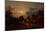 Village Scene, Sunset, C.1870-Jules Dupre-Mounted Giclee Print