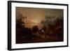 Village Scene, Sunset, C.1870-Jules Dupre-Framed Giclee Print