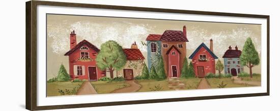 Village Scene-Beverly Johnston-Framed Giclee Print