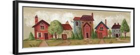 Village Scene-Beverly Johnston-Framed Giclee Print
