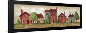 Village Scene-Beverly Johnston-Framed Giclee Print
