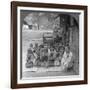 Village School and Teacher, Amarapura, Burma, 1908-null-Framed Photographic Print