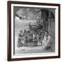 Village School and Teacher, Amarapura, Burma, 1908-null-Framed Photographic Print