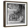 Village School and Teacher, Amarapura, Burma, 1908-null-Framed Photographic Print