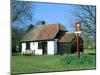 Village Sign and Smithy, Thriplow, Cambridgeshire-Peter Thompson-Mounted Photographic Print