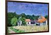 Village sous le Soleil, 2003-Michel Bultet-Framed Giclee Print