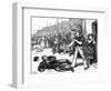 Village Squire Ejected from Cottage-null-Framed Art Print