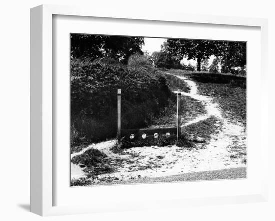 Village Stocks-Fred Musto-Framed Photographic Print