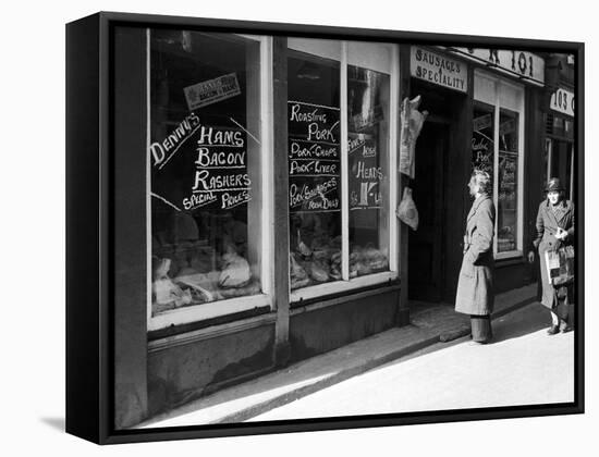 Village Store in County Wexford, 1944-Dean-Framed Stretched Canvas