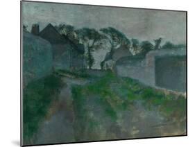 Village Street, Saint Valery-Sur-Somme, 1896-1898-Edgar Degas-Mounted Giclee Print