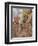 Village Street Scene-Alfred Sisley-Framed Giclee Print