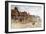 Village Street with Tudor Houses, C1864-1930-Anna Lea Merritt-Framed Giclee Print