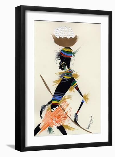 Village Treck 1, 2008-Oglafa Ebitari Perrin-Framed Giclee Print