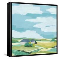 Village Valley I-June Vess-Framed Stretched Canvas