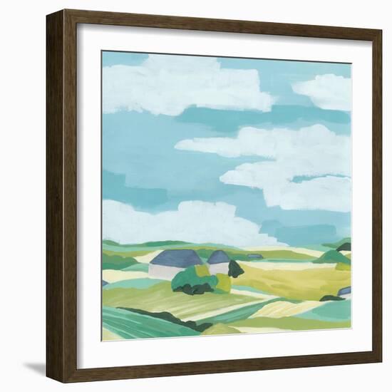 Village Valley I-June Vess-Framed Art Print