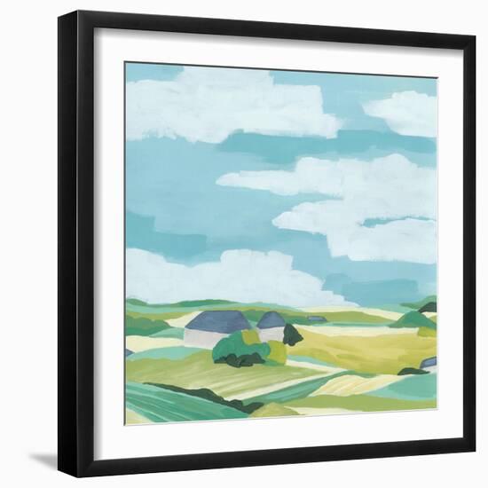 Village Valley I-June Vess-Framed Art Print