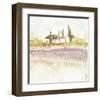 Village Violet-Véronique Didier-Laurent-Framed Art Print