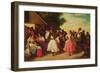 Village Wedding Feast-Karoly Lotz-Framed Giclee Print