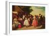 Village Wedding Feast-Karoly Lotz-Framed Giclee Print