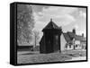 Village Well House-null-Framed Stretched Canvas