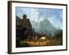 Village Well-Heinrich Burkel-Framed Giclee Print