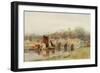 Village with Bridge-Henry George Hine-Framed Giclee Print