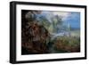 Village with Peasants and Animals-Jan Brueghel the Elder-Framed Giclee Print