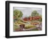 Village with Stream, C.1935-Louis Wain-Framed Giclee Print