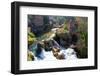 Village with Waterfall, Provence, France.-felker-Framed Photographic Print