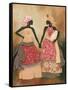 Village Women I-Carol Robinson-Framed Stretched Canvas