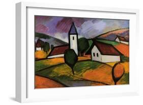 Village-Emil Parrag-Framed Giclee Print