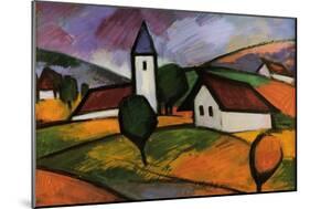 Village-Emil Parrag-Mounted Giclee Print