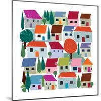 Village-Jenny Frean-Mounted Giclee Print