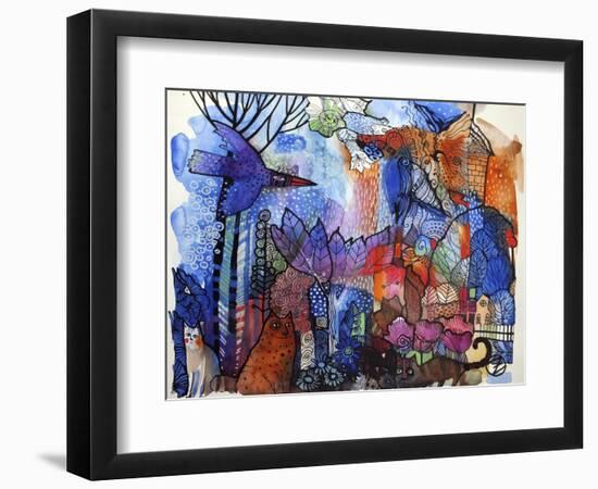 Village-Oxana Zaika-Framed Giclee Print