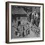 Villagers Dancing the Sardana, Known as the Dance of St. Anna-Hans Wild-Framed Photographic Print