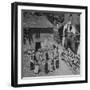 Villagers Dancing the Sardana, Known as the Dance of St. Anna-Hans Wild-Framed Photographic Print