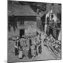 Villagers Dancing the Sardana, Known as the Dance of St. Anna-Hans Wild-Mounted Photographic Print