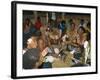 Villagers Singing at Cava Evening, Waya Island, Yasawa Group, Fiji, South Pacific Islands, Pacific-Julia Bayne-Framed Photographic Print